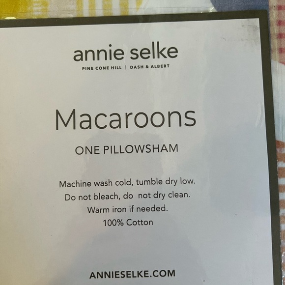 Annie Selke NWT Twin Duvet Cover + a Euro & a Standard size Sham - Picture 5 of 8